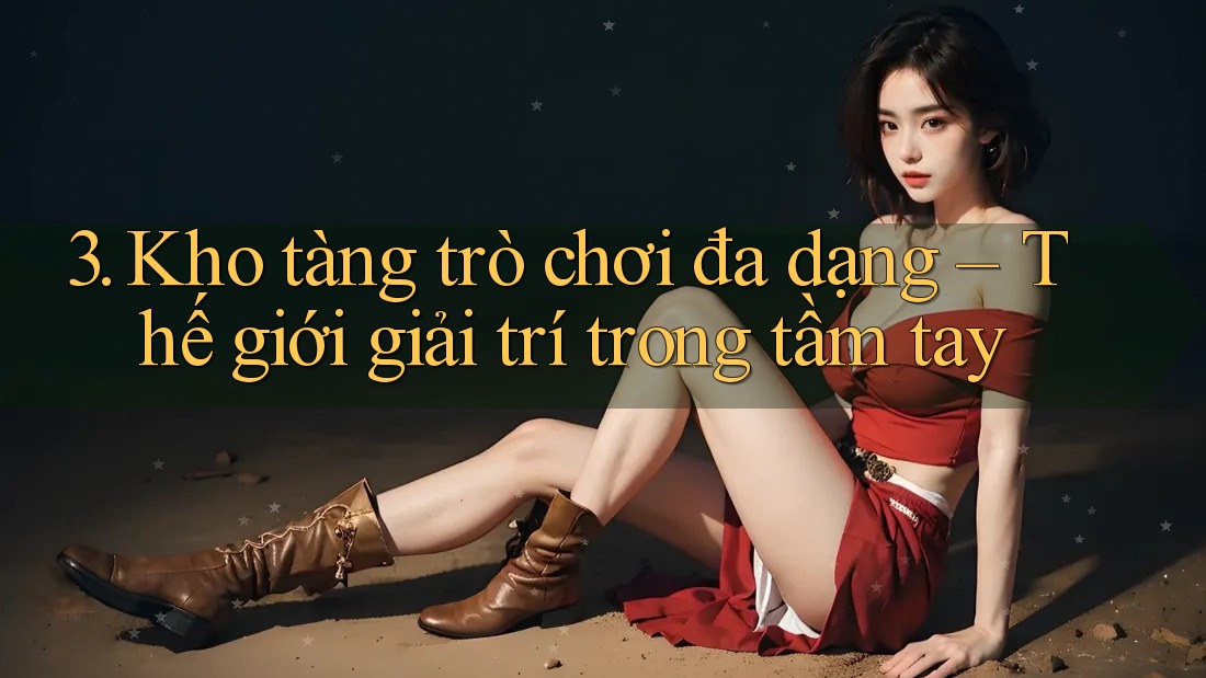 3. Kho tàng trò chơi đa dạng – Thế giới giải trí trong tầm tay