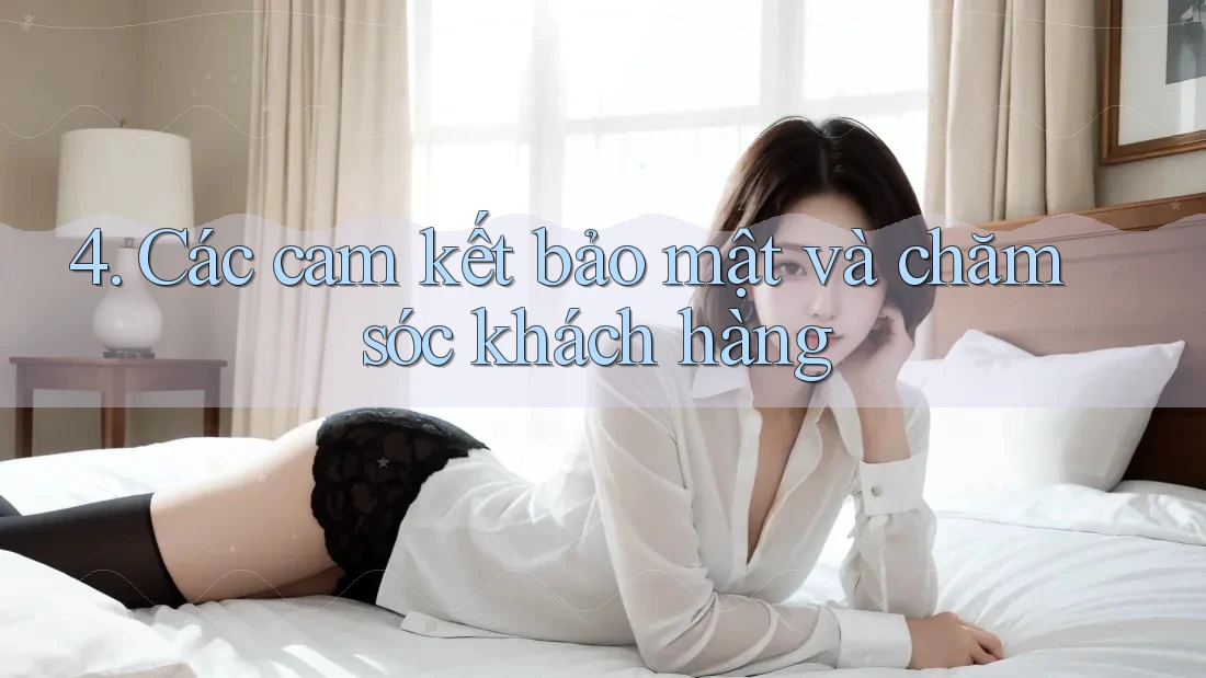 4. Các cam kết bảo mật và chăm sóc khách hàng