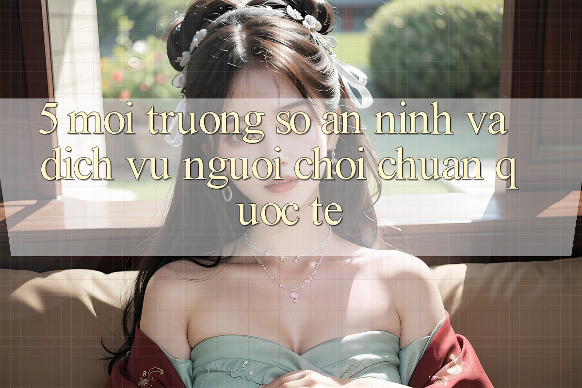 5. Môi trường số An ninh Và Dịch Vụ Người chơi Chuẩn Quốc Tế