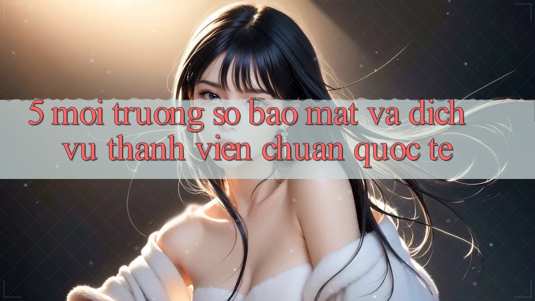 5. Môi trường số Bảo Mật Và Dịch Vụ Thành viên Chuẩn Quốc Tế 5. Môi trường số Bảo Mật Và Dịch Vụ Thành viên Chuẩn Quốc Tế