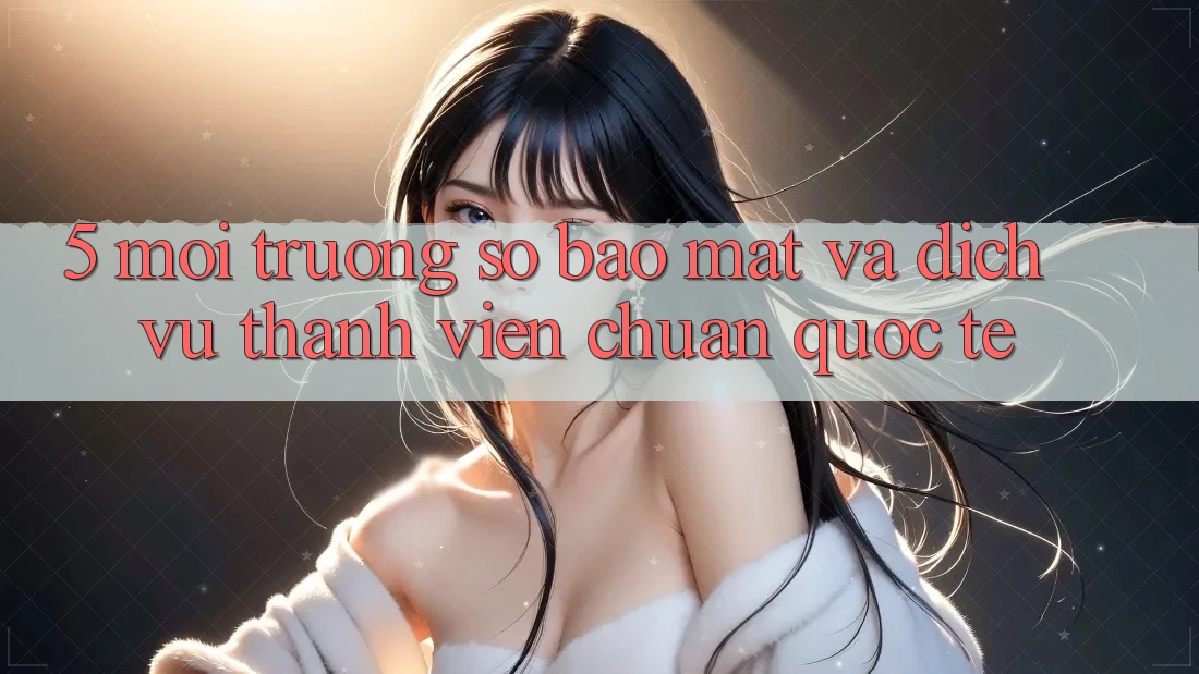 5. Môi trường số Bảo Mật Và Dịch Vụ Thành viên Chuẩn Quốc Tế