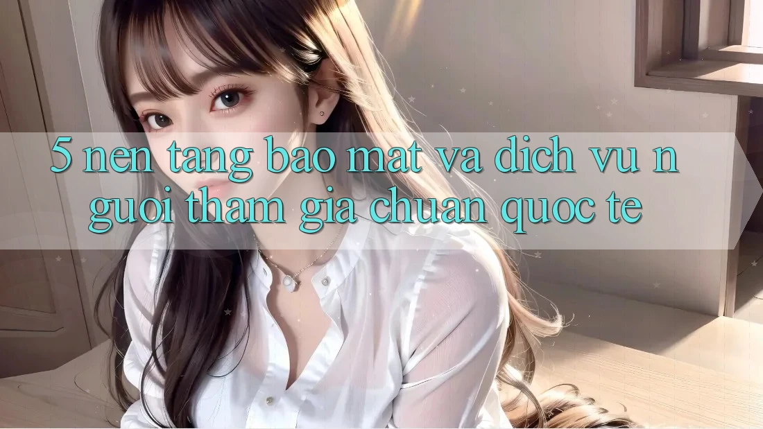 5. Nền tảng Bảo Mật Và Dịch Vụ Người tham gia Chuẩn Quốc Tế 5. Nền tảng Bảo Mật Và Dịch Vụ Người tham gia Chuẩn Quốc Tế