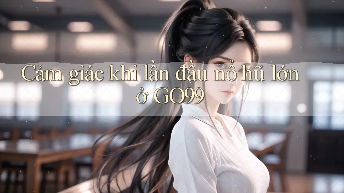 Cảm giác khi lần đầu nổ hũ lớn ở GO99