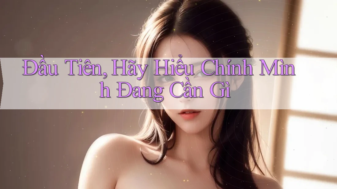 Đầu Tiên, Hãy Hiểu Chính Mình Đang Cần Gì
