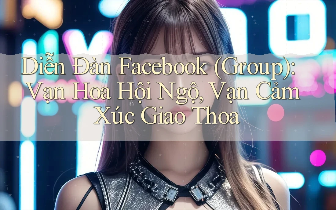 Diễn Đàn Facebook (Group): Vạn Hoa Hội Ngộ, Vạn Cảm Xúc Giao Thoa