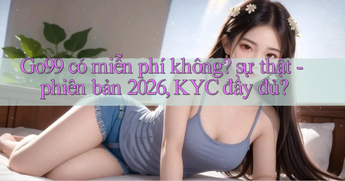 Go99 có miễn phí không sự thật   phiên bản 2026, KYC đầy đủ