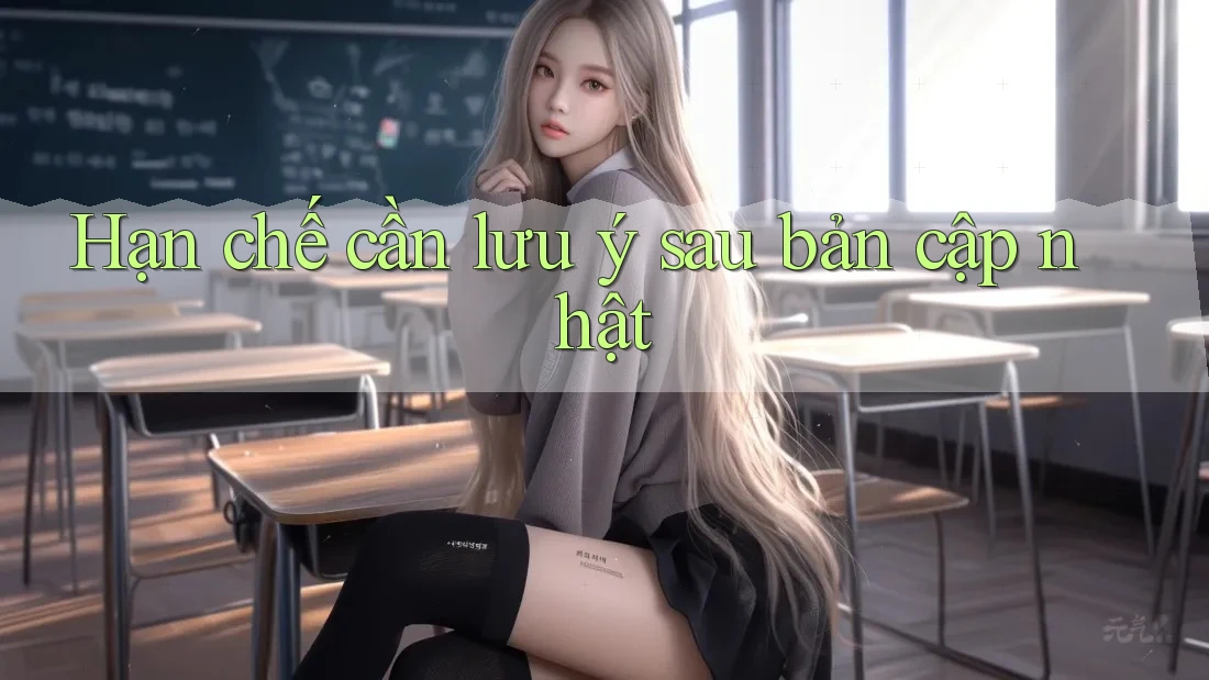 Hạn chế cần lưu ý sau bản cập nhật