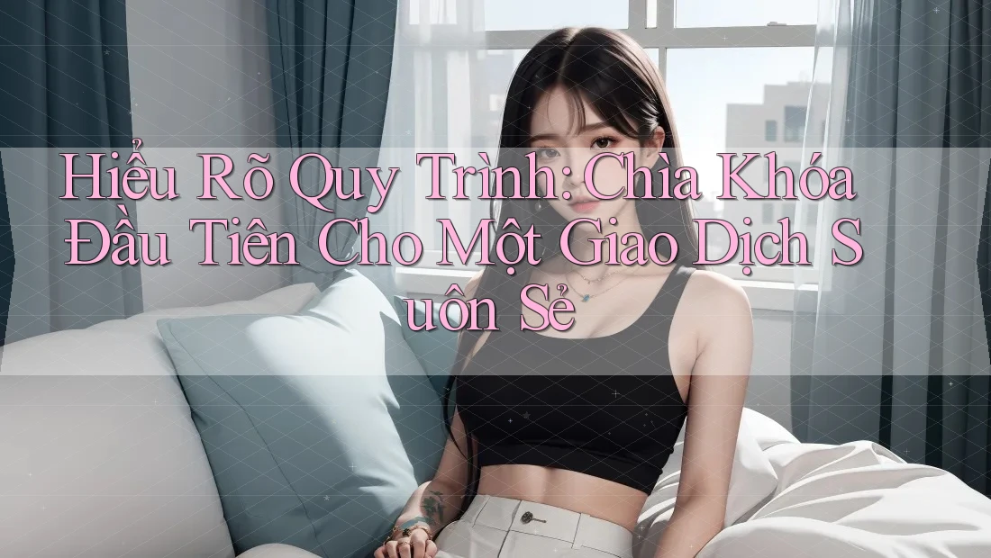 Hiểu Rõ Quy Trình: Chìa Khóa Đầu Tiên Cho Một Giao Dịch Suôn Sẻ Hiểu Rõ Quy Trình: Chìa Khóa Đầu Tiên Cho Một Giao Dịch Suôn Sẻ