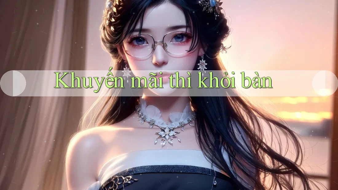 Khuyến mãi thì khỏi bàn Khuyến mãi thì khỏi bàn