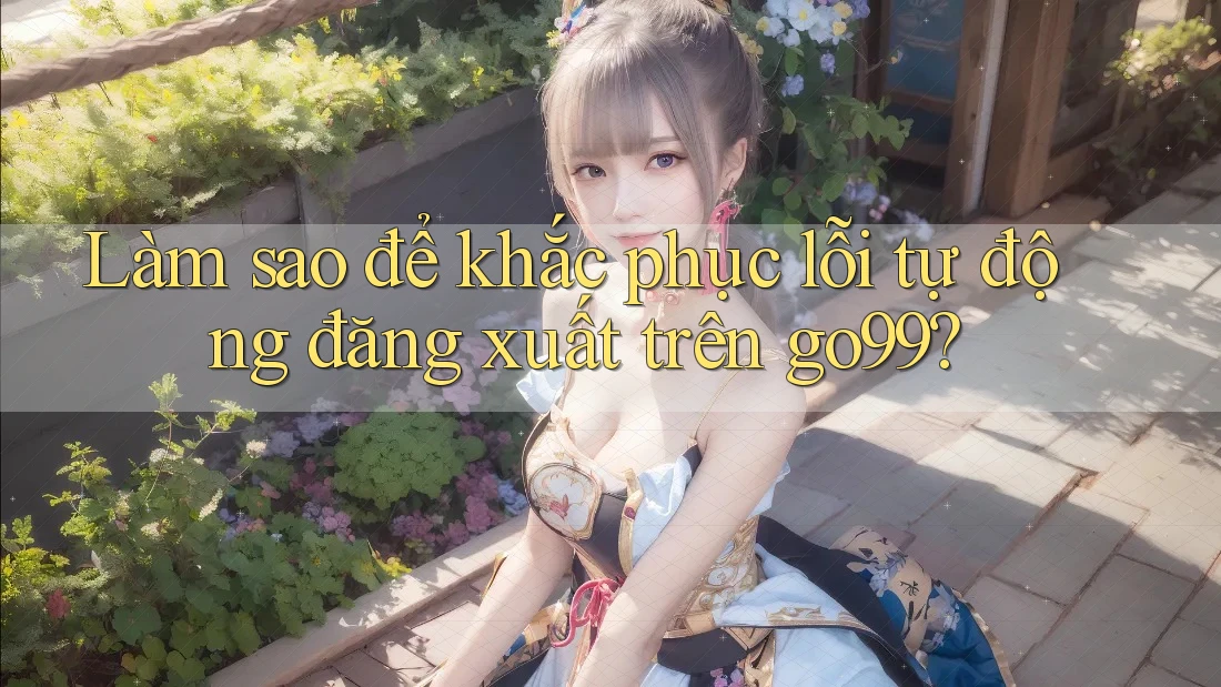 Làm sao để khắc phục lỗi tự động đăng xuất trên go99? Làm sao để khắc phục lỗi tự động đăng xuất trên go99?