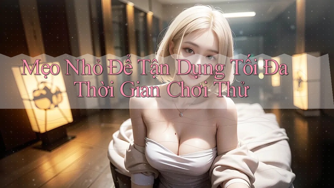 Mẹo Nhỏ Để Tận Dụng Tối Đa Thời Gian Chơi Thử Mẹo Nhỏ Để Tận Dụng Tối Đa Thời Gian Chơi Thử