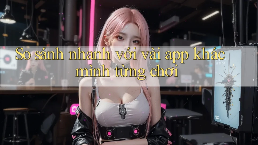 So sánh nhanh với vài app khác mình từng chơi