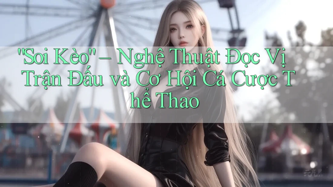 “Soi Kèo” – Nghệ Thuật Đọc Vị Trận Đấu và Cơ Hội Cá Cược Thể Thao