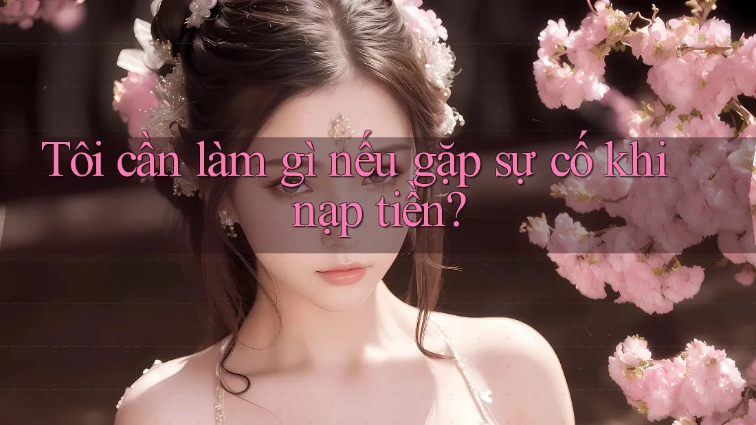 Tôi cần làm gì nếu gặp sự cố khi nạp tiền?