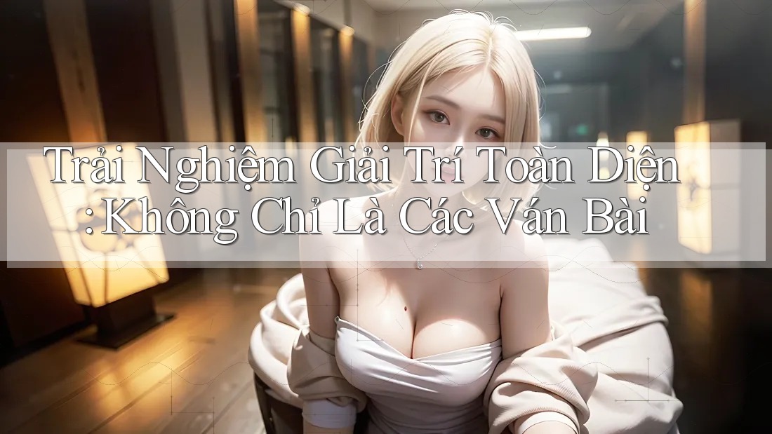 Trải Nghiệm Giải Trí Toàn Diện: Không Chỉ Là Các Ván Bài