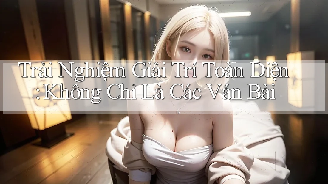 Trải Nghiệm Giải Trí Toàn Diện: Không Chỉ Là Các Ván Bài