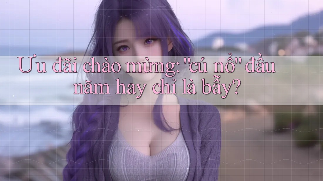 Ưu đãi chào mừng: “cú nổ” đầu năm hay chỉ là bẫy? Ưu đãi chào mừng: “cú nổ” đầu năm hay chỉ là bẫy?
